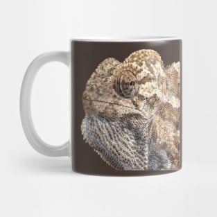 Chameleon With Sinister Facial Expression Vector Art Mug